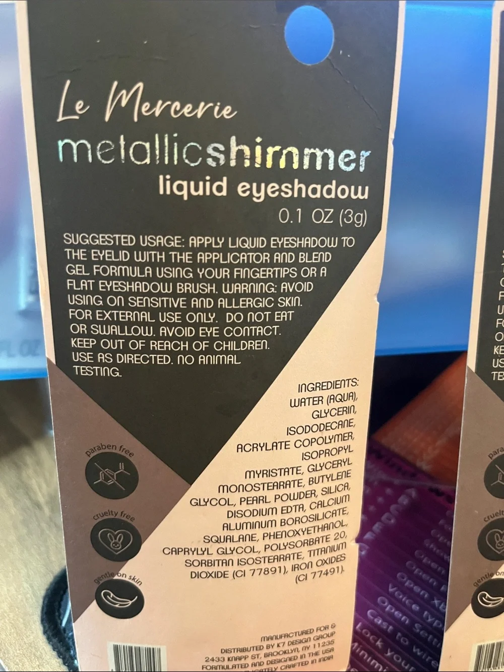 Metallic Shimmer Liquid Eyeshadow - Lavender Pink